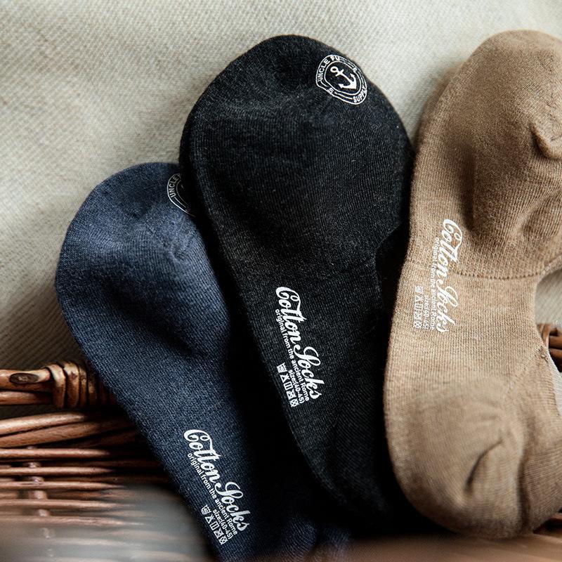 馬登工裝 純色防臭吸汗棉質薄款船襪休閒透氣四季通用短襪