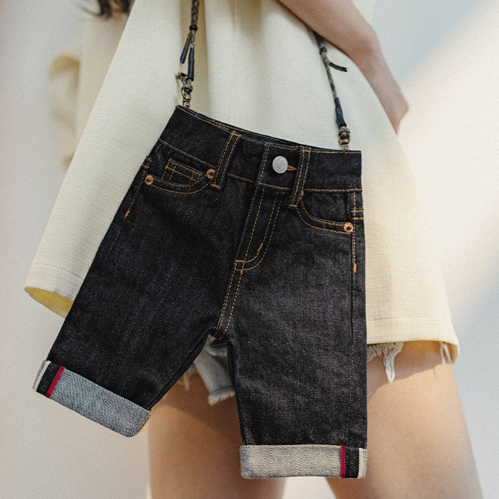 馬登女裝 Mini牛仔包設計感斜挎包休閒純色手機包時尚單肩手提包