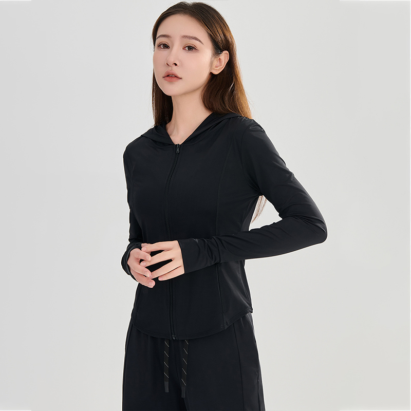 修身防曬衣夏季防紫外線外套冰絲涼感速乾透氣連帽防曬衣