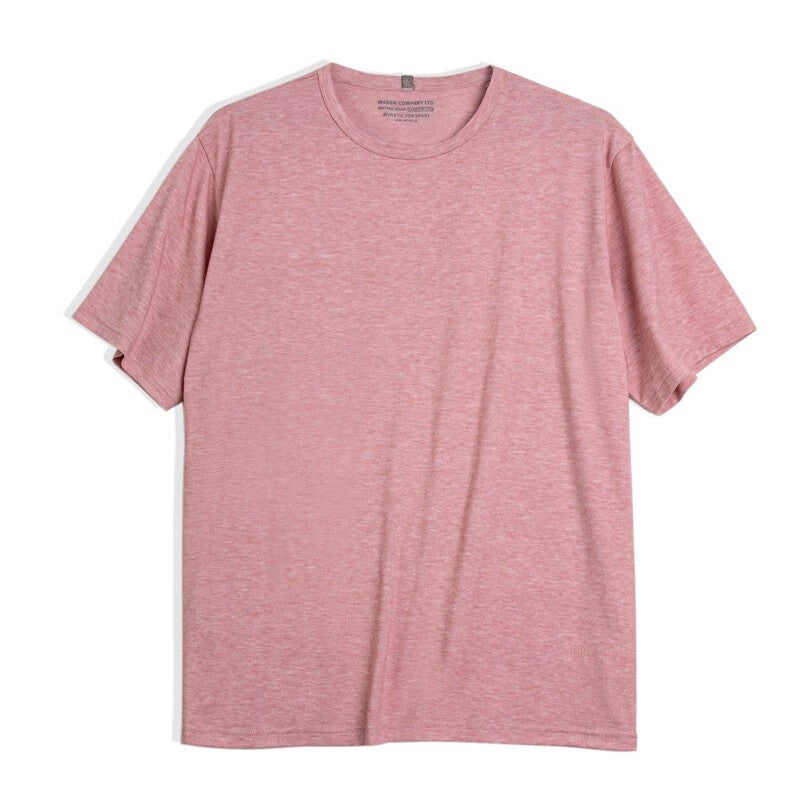 馬登女裝 美式休閒純色T恤寬鬆基礎款落肩短袖透氣上衣