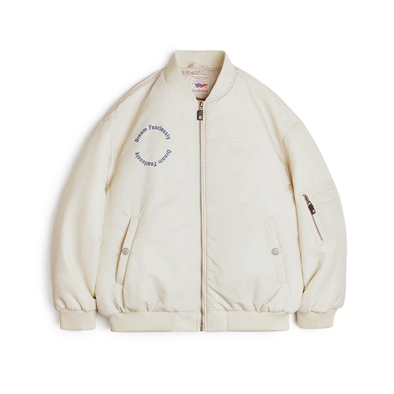 馬登工裝 美式MA1飛行員夾克棉衣街頭風保暖bomber棒球服外套男秋冬