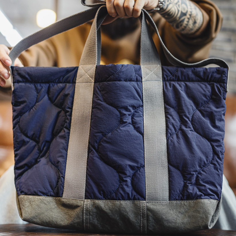 馬登工裝 美式M65大容量內膽托特包電腦包通勤單肩包百搭手提包男