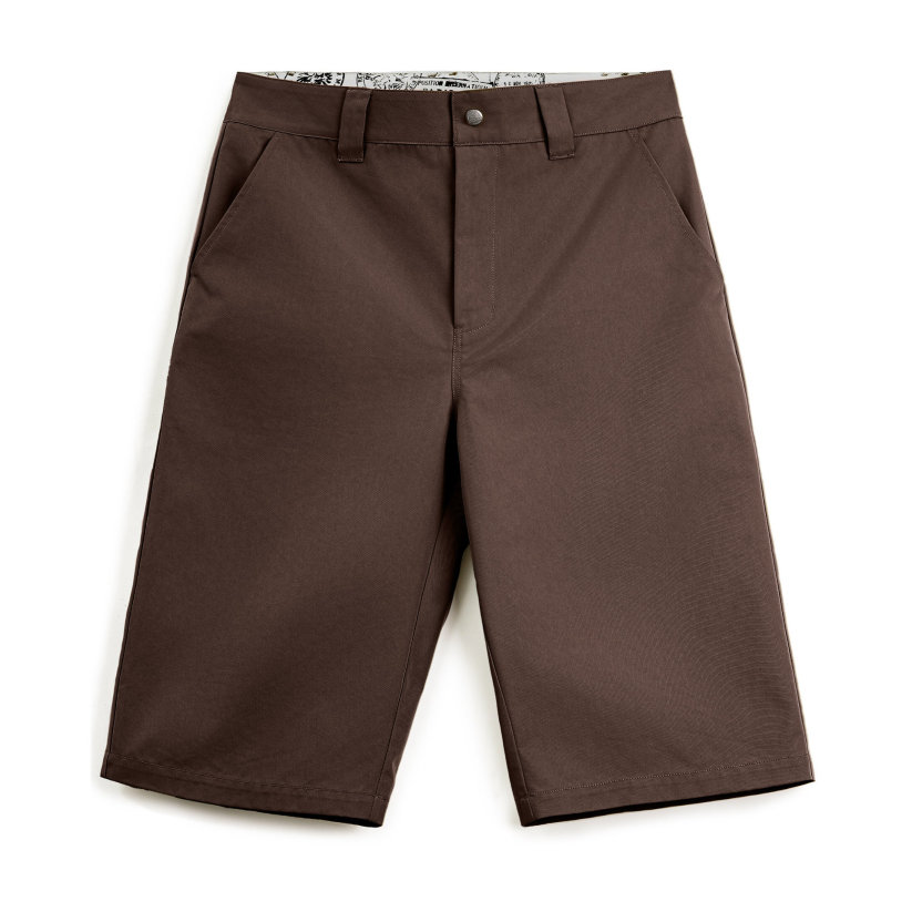 馬登工裝 美式718西裝短褲日系通勤休閒外穿寬鬆直筒六分褲男夏