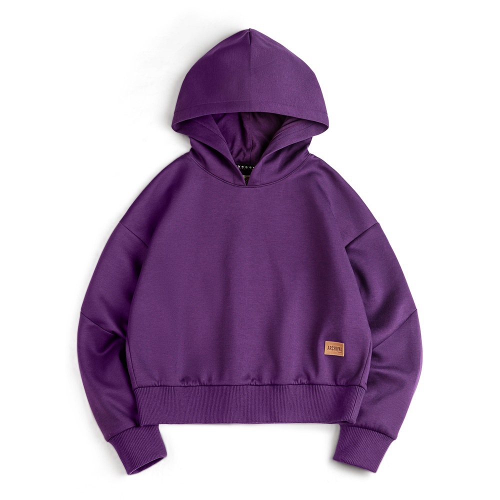 馬登女裝 美式雲感空氣層衛衣休閒百搭帽衫簡約套頭長袖上衣秋冬