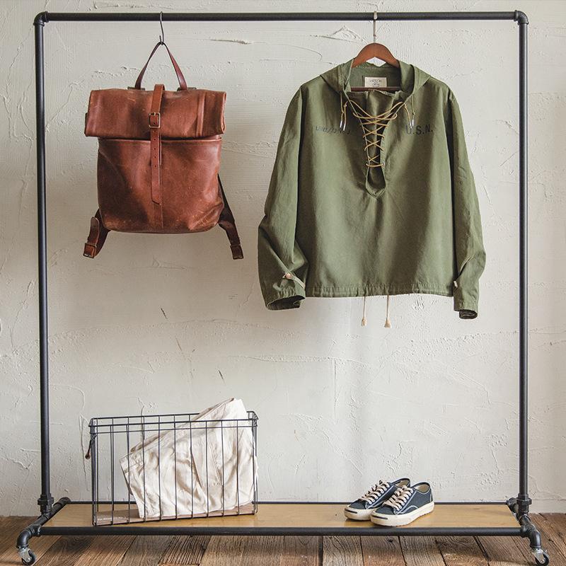 馬登工裝 美式復古軍事風甲板服山系戶外連帽衝鋒衣風衣外套