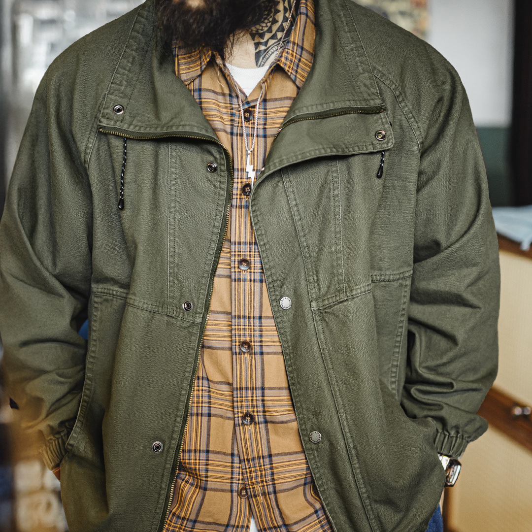 馬登工裝 美式復古立領M65夾克防風廓形硬漢Vintage外套男秋冬