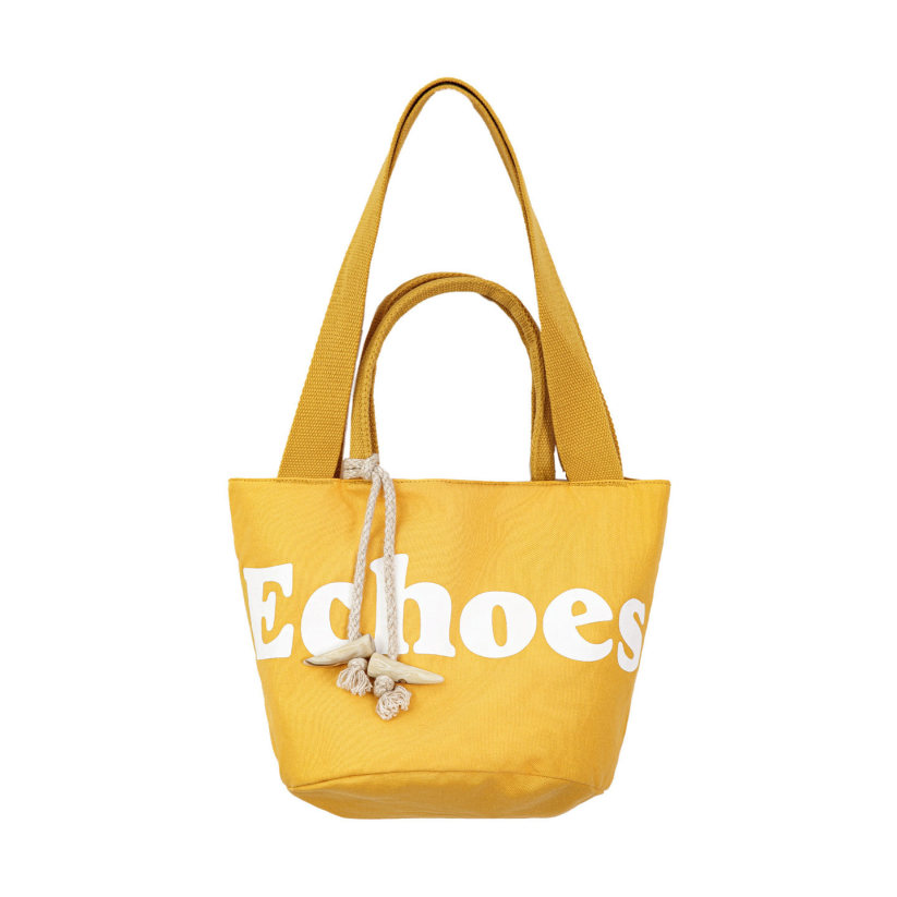 馬登女裝 復古時尚手拎單肩黃色帆布水桶包斜挎包單間手提包包女