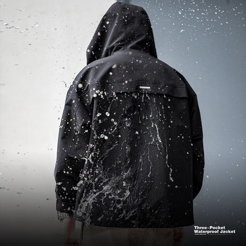 馬登工裝 美式休閒多口袋機能連帽夾克戶外寬鬆廓形運動外套秋冬