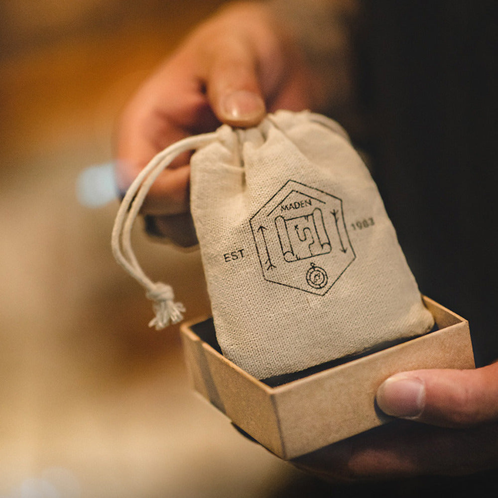 馬登 復古BLISS開口拋光白銅寬手鐲字母黃銅打磨手環配飾男女飾品