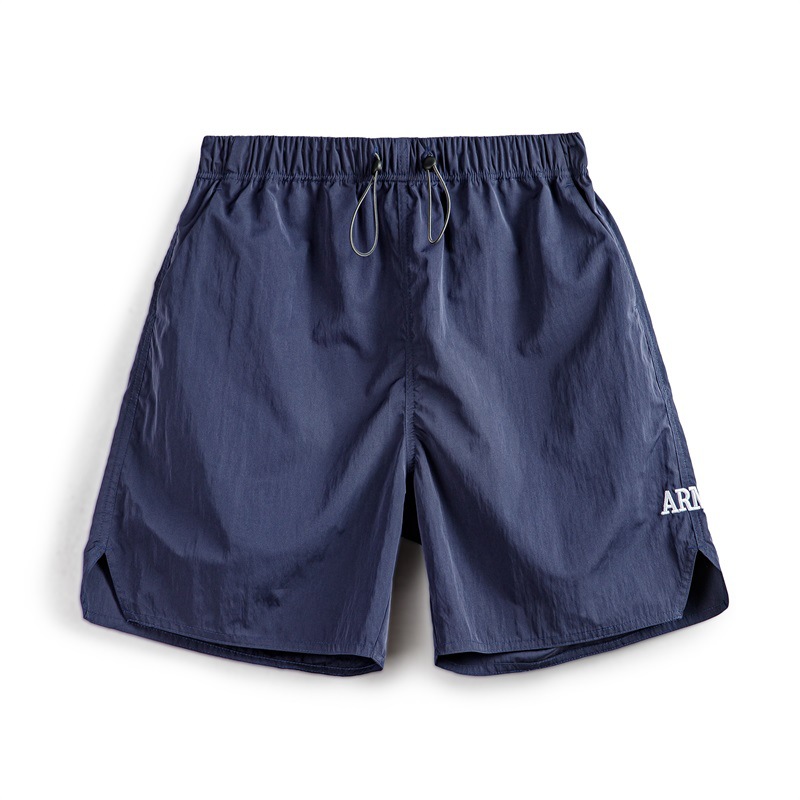 馬登工裝 美式復古ARMY訓練運動短褲薄款字母刺繡直筒四分褲男夏