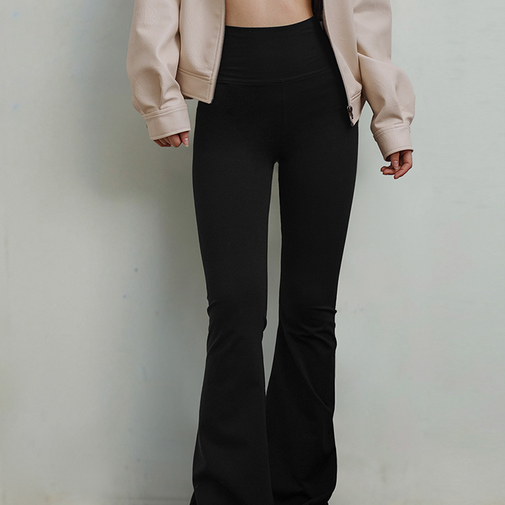 馬登女裝 微喇瑜珈褲美式辣妹休閒衛褲健身運動褲普拉提喇叭褲春秋