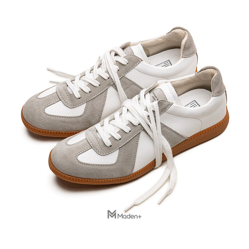 馬登女裝 低幫德訓鞋板鞋休閒鞋情侶小白鞋美式復古運動鞋