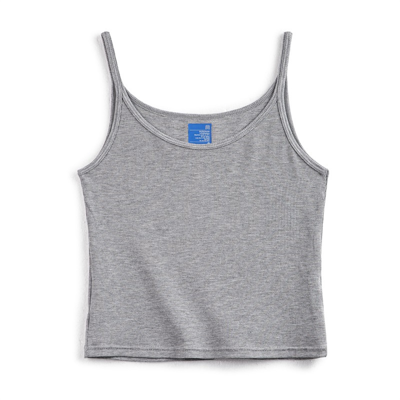 馬登女裝 針織細帶背心復古辣妹純色吊帶內搭打底無袖外穿上衣夏女