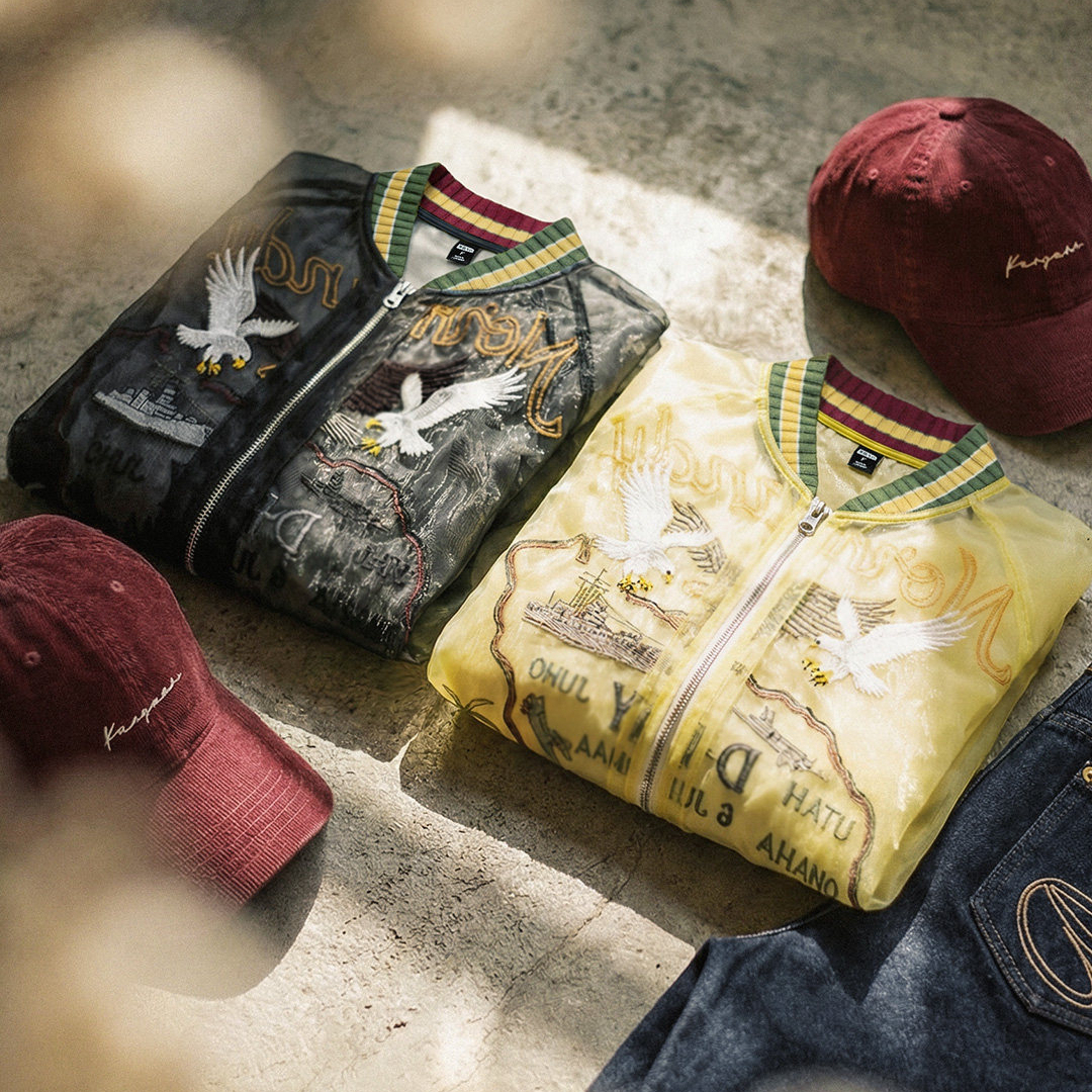 馬登女裝 美式復古歐根紗橫須賀刺繡棒球服夾克半透明外套罩衫上衣女春