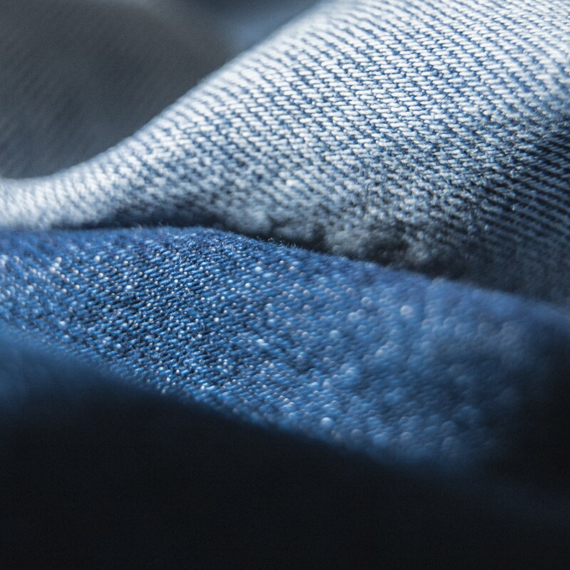 馬登工裝 美式復古水洗丹寧牛仔老爹褲深藍色寬鬆闊腿長褲男潮