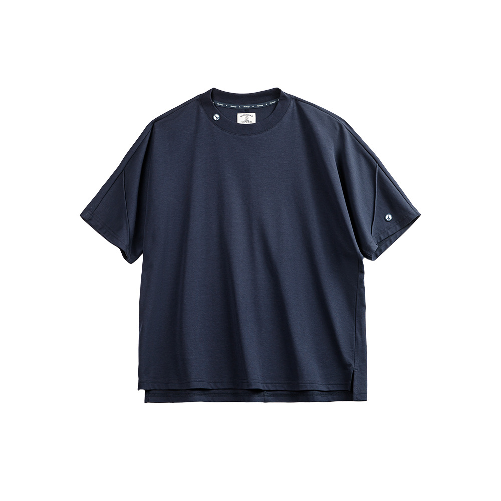 馬登工裝 美式休閒3A抗菌速乾短袖T恤運動透氣廓形反戰打底衫男夏