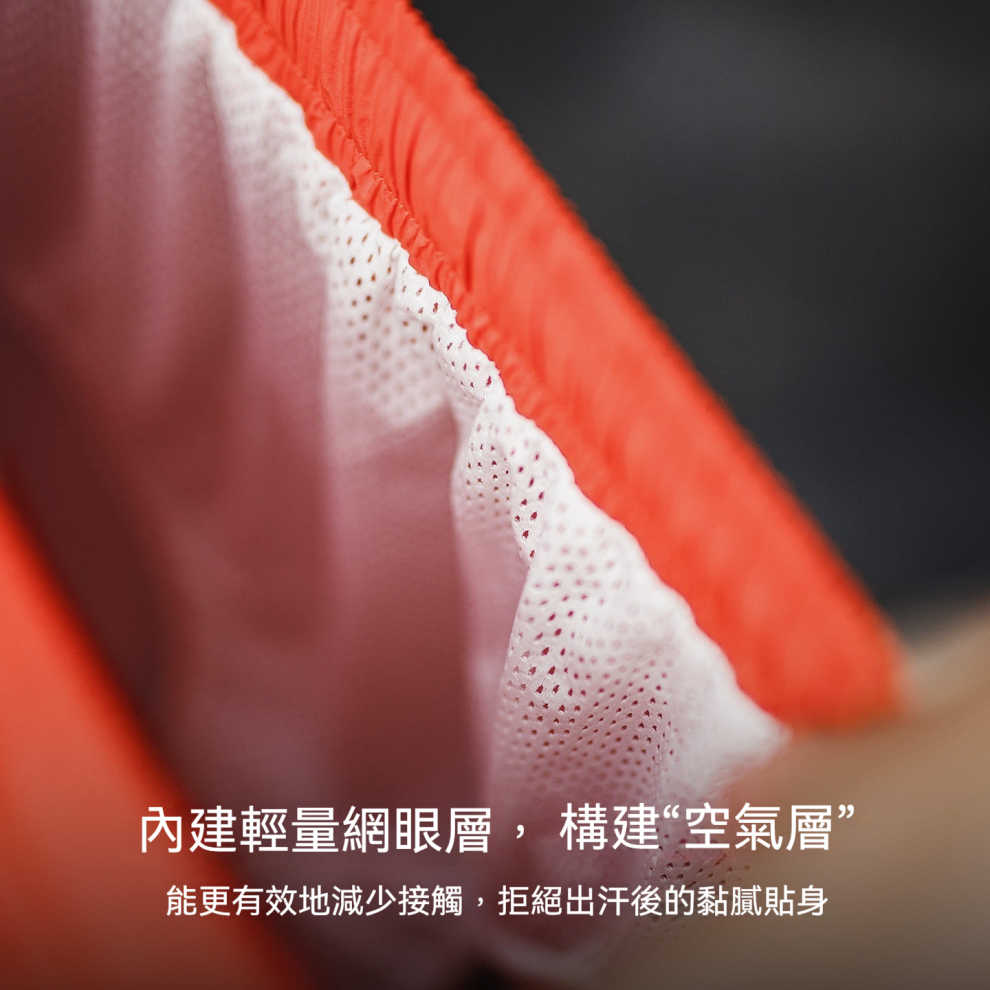 馬登工裝 美式橘紅色海邊度假沙灘短褲塔絲隆外穿休閒五分褲男夏季