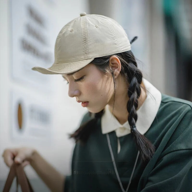 馬登女裝 山系戶外輕薄翻檐棒球帽遮陽休閒寬檐帽平檐鴨舌帽