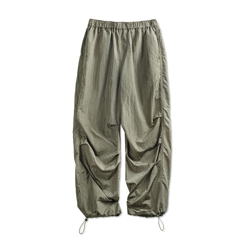 馬登女裝 美式復古降落傘褲工裝褲休閒束腳褲透氣登山運動褲