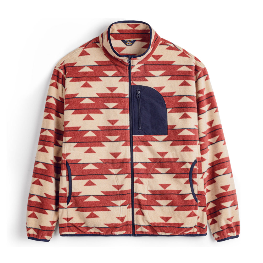 馬登工裝 美式納瓦霍搖粒絨衛衣抓絨軟糯拉鍊開衫雙面立領外套春秋