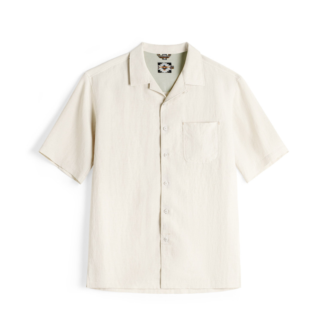 馬登工裝 萊賽爾短袖襯衫天絲古巴領鬆弛感襯衣美式老錢風襯衫夏季