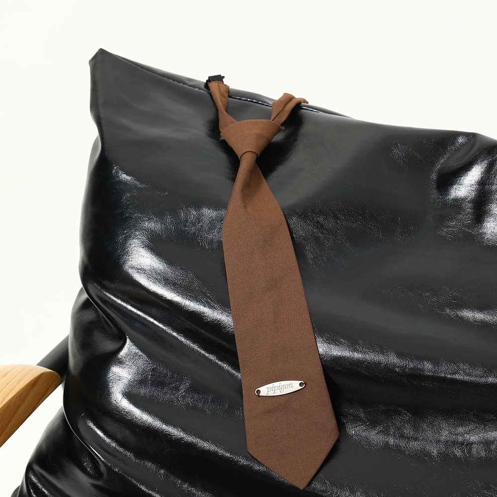 美式復古棕色領帶美拉德襯衫穿搭百搭氛圍感便擕式領帶