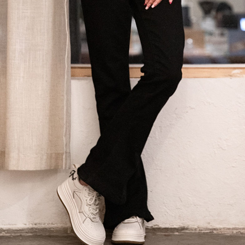 馬登女裝 天空之境厚底小白鞋小眾設計休閒鞋學生低幫透氣運動板鞋