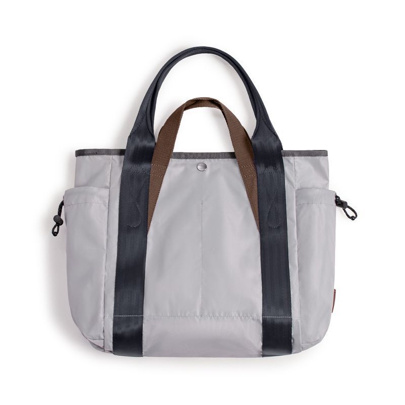 馬登工裝 美式單肩包防水白色托特包大容量電腦包通勤百搭手提包