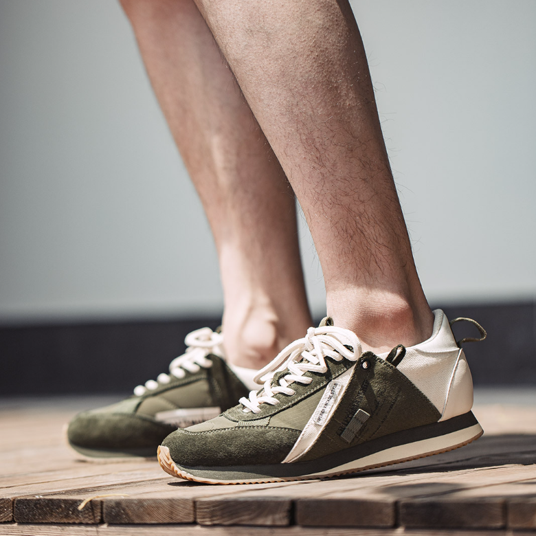 馬登工裝 復古英訓鞋阿甘鞋低幫休閒鞋跑步運動潮百搭慢跑鞋