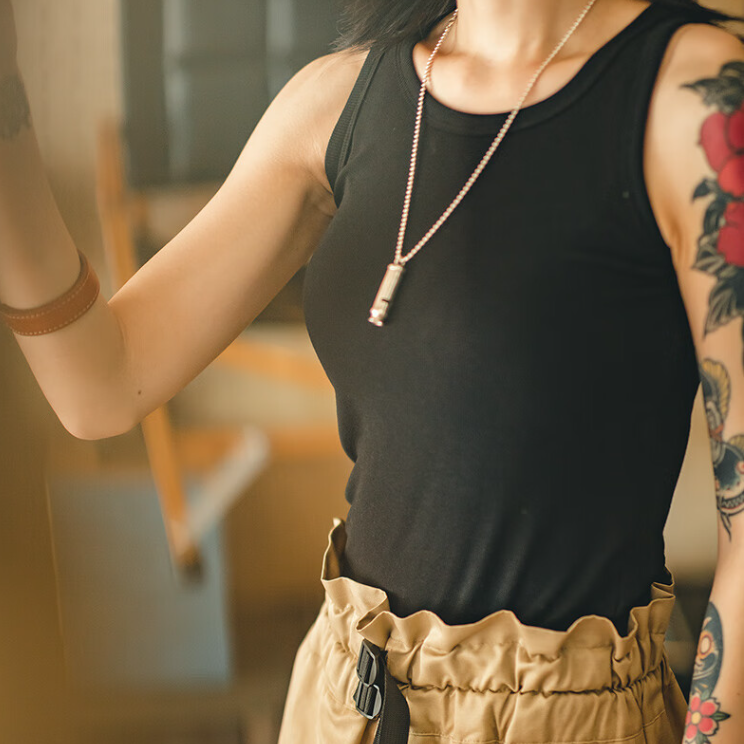 馬登女裝 百搭針織背心夏季辣妹打底小吊帶美背修身工字運動背心