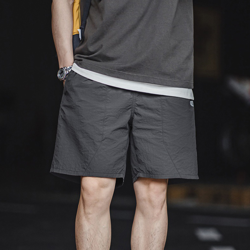 馬登工裝 美式休閑尼龍速干短褲戶外運動薄款直筒五分褲