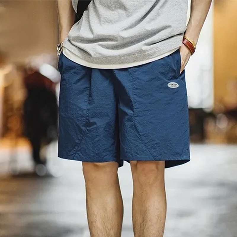 馬登工裝 美式休閑尼龍速干短褲戶外運動薄款直筒五分褲