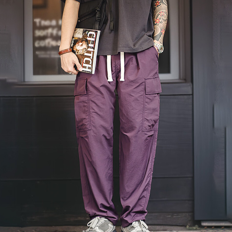 馬登工裝 美式復古多口袋防水休閒褲cleanfit戶外直筒長褲子男春