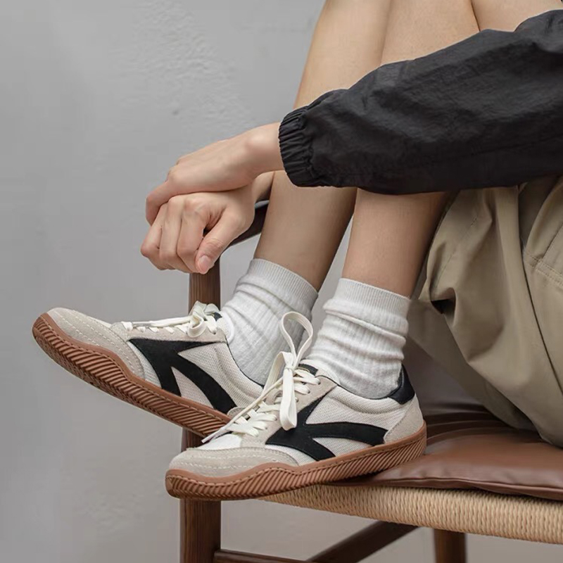 馬登女裝 美式復古德訓鞋低幫休閒小白鞋小眾板鞋運動鞋