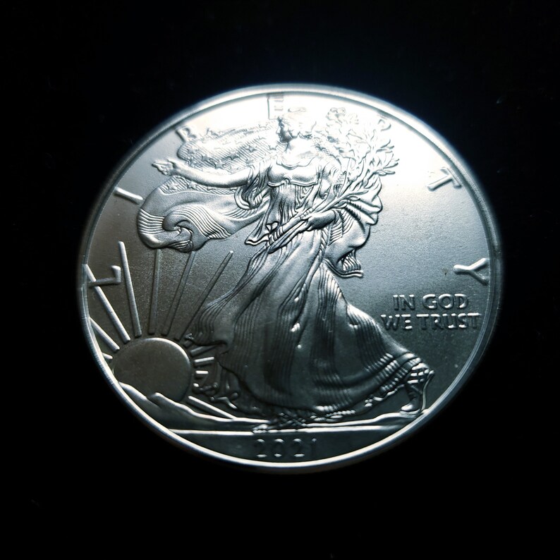 2021 American Silver Eagle BU - 1 Oz .999 Silver- . Type I