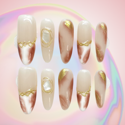 French Marble Dreams Handmade 10 Pcs Set