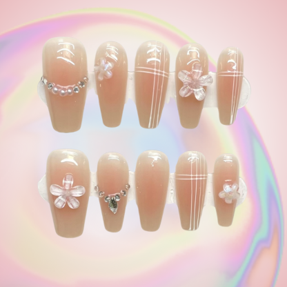 Blooming Dreams (Handmade) / 10PCS Nail Set