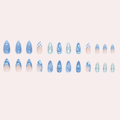 Underwater World 24pcs/Set Press On Nails W681