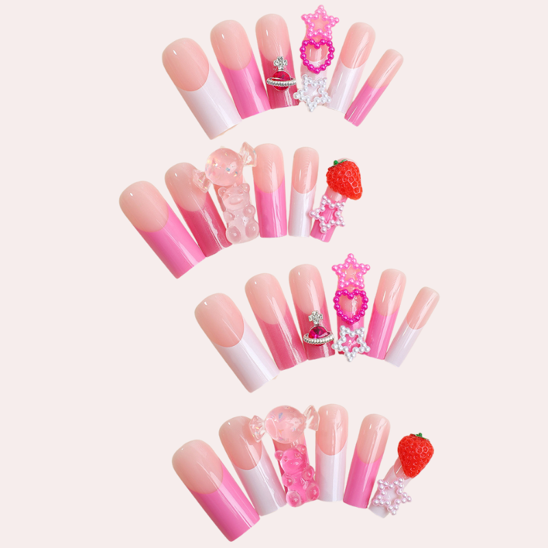 Candy Bear 24pcs/Set Press On Nails XB-81-67