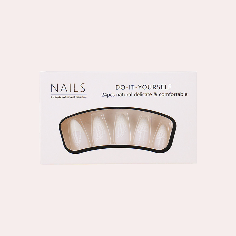 Skeleton 24Pcs/set Press-on Nail Set