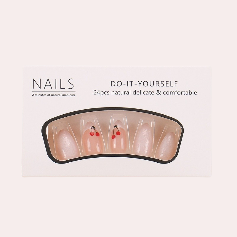 French Cherry 24Pcs/set Press-on Nail Set