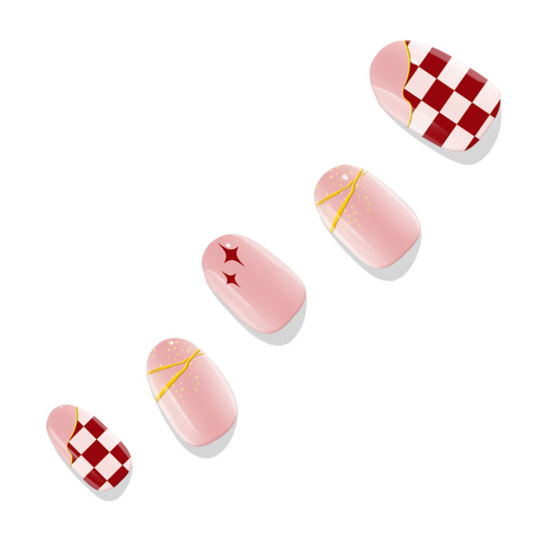 Pinky Red Checkboard