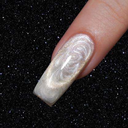 Spiral Galaxy Cat Eye Nail Gel Polish
