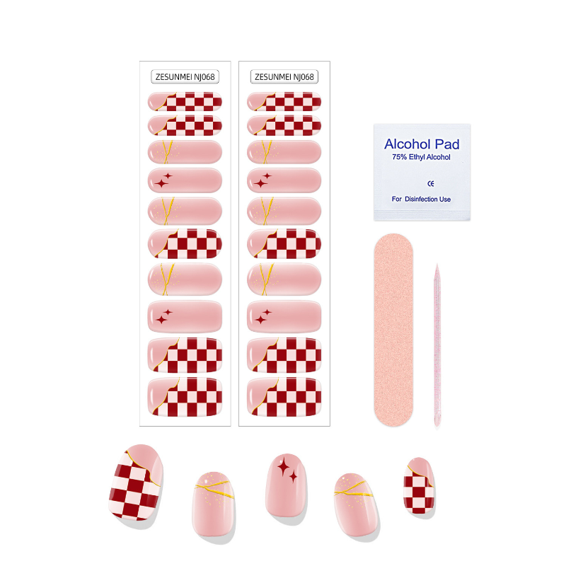 Pinky Red Checkboard