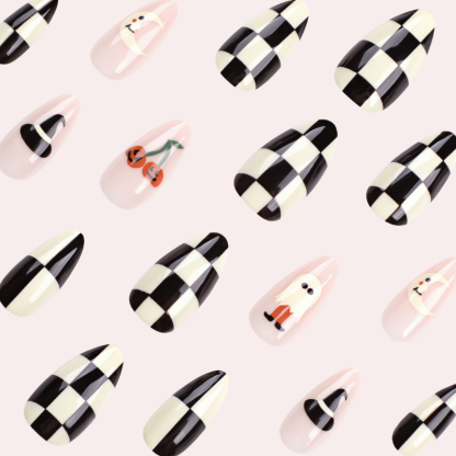 Chest Pattern Halloween 24 Pcs/Set Press On Nails JP3124