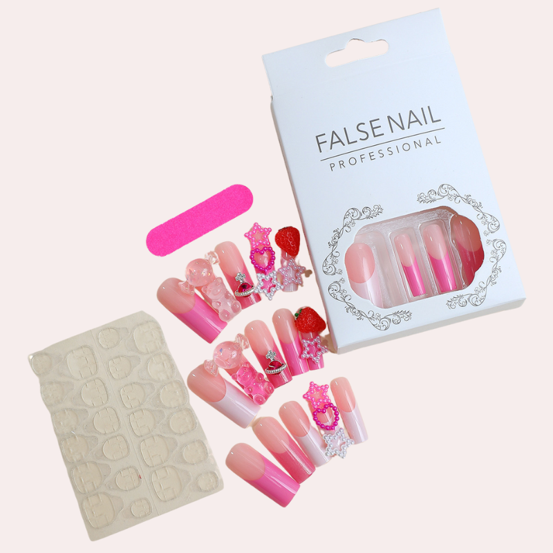 Candy Bear 24pcs/Set Press On Nails XB-81-67