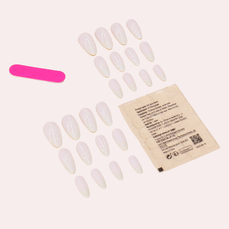 Skeleton 24Pcs/set Press-on Nail Set