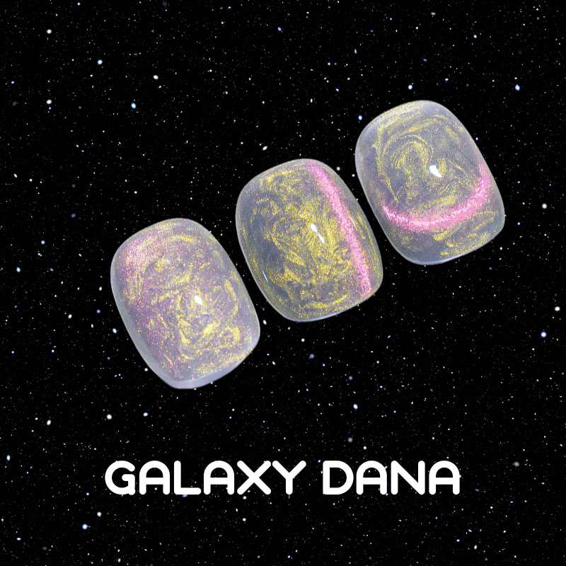 Spiral Galaxy Cat Eye Nail Gel Polish