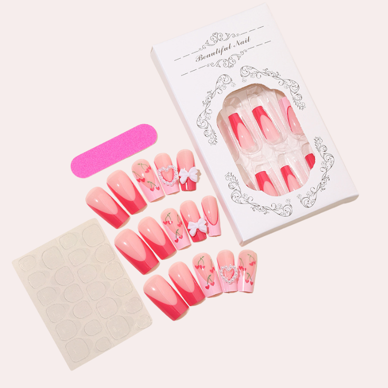 Sweet Angel 24pcs/Set Press On Nails  XH-92-82