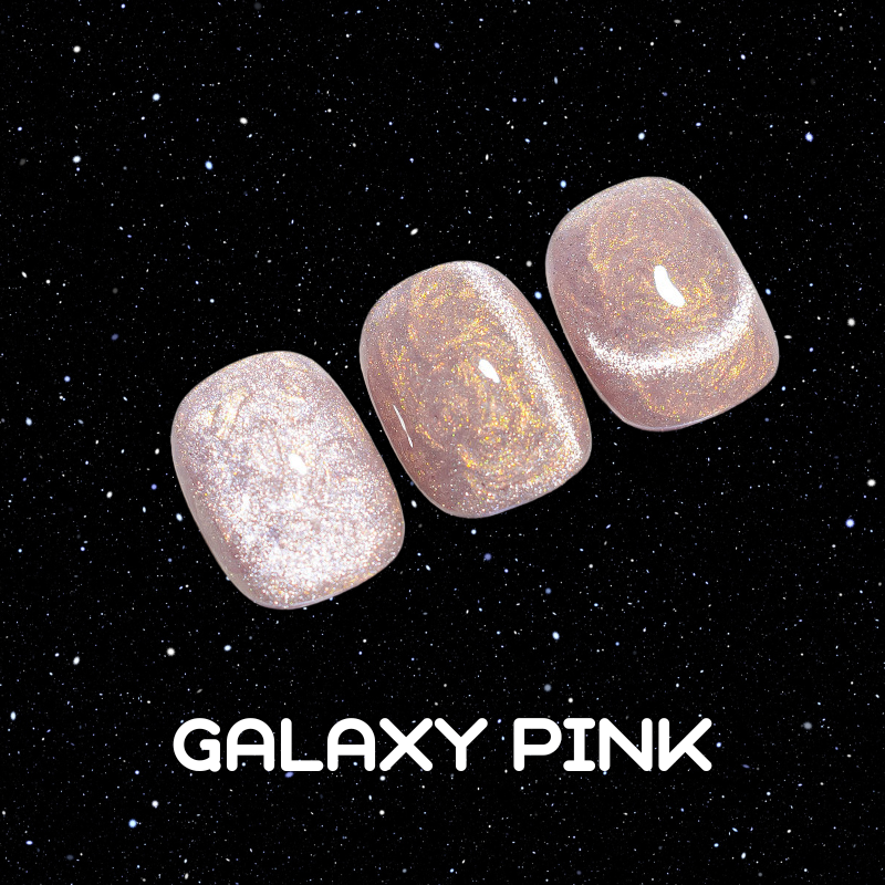 Spiral Galaxy Cat Eye Nail Gel Polish